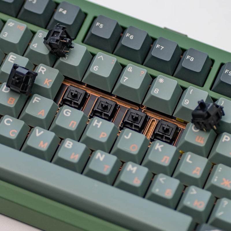 MELETRIX WS Arowana Black Mechanical Keyboard Switches, 35Pcs HMX Linear Switches Pre Lubed 5 Pins 57gf Key Switch for Mechanical Gaming Keyboard (Black) - Image 3